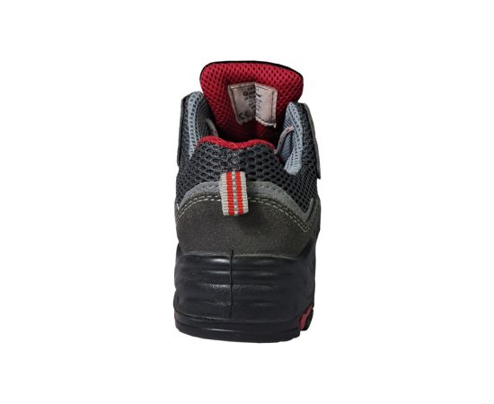 Напівчеревики робочі RASPER S1P замш/сітка Grey/Red, Розмір взуття: 38, фото 6