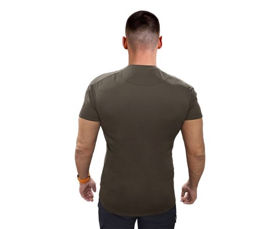 Мужская футболка олива Hybrid Olive, Размер: 44-46 (S), фото 4