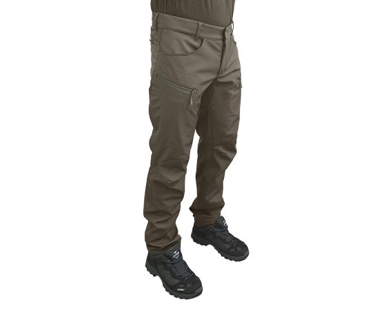 Мужские тактические штаны софтшелл олива Spartan Olive, Размер брюк / рост: 60-62/182
