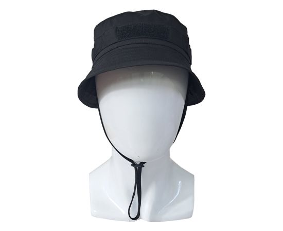 Панама тактична з еластаном Alpha Summer Flex Black, Розмір: M, фото 2