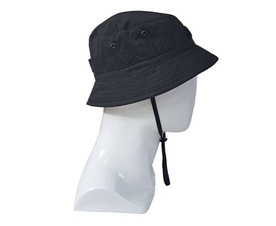 Панама тактична з еластаном Alpha Summer Flex Black, Розмір: M, фото 3