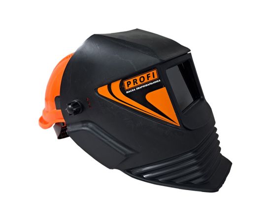Щиток для сварщиков модель "Профи" встроен в совместную защитную каску, фото 2