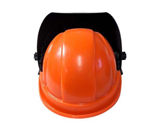 Щиток для сварщиков модель "Профи" встроен в совместную защитную каску, фото 3