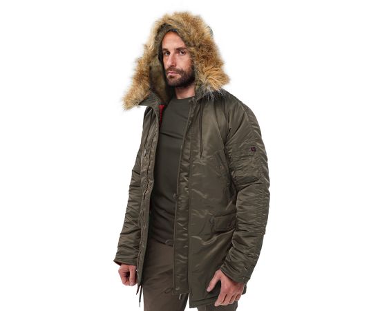 Куртка Аляска зимова Slim Fit N-3B Tundra, Розмір: 44-46 (S)