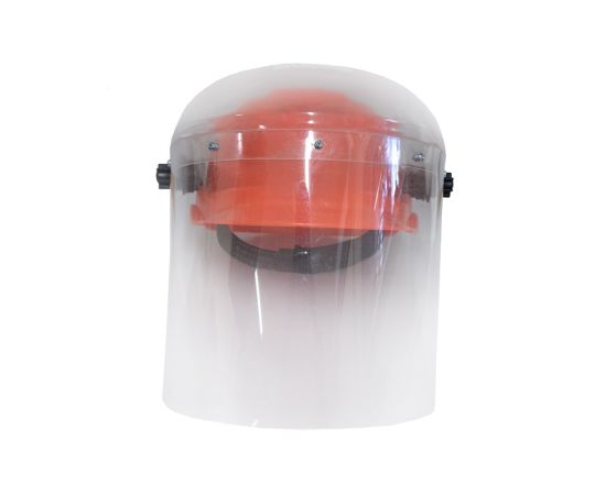 Щиток защитный лицевой КБТ-1 (со сменным экраном, монтируемый на каске строителя), фото 2