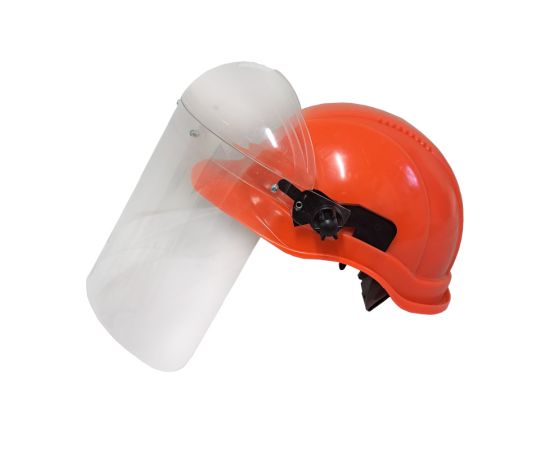 Щиток защитный лицевой КБТ-1 (со сменным экраном, монтируемый на каске строителя), фото 3