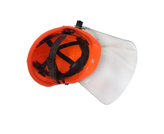 Щиток защитный лицевой КБТ-1 (со сменным экраном, монтируемый на каске строителя), фото 4