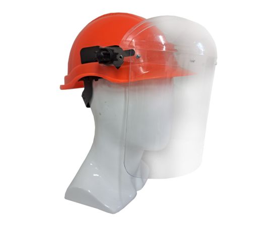 Щиток защитный лицевой КБТ-1 (со сменным экраном, монтируемый на каске строителя), фото 5