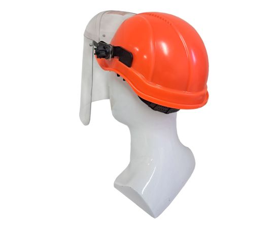 Щиток защитный лицевой КБТ-1 (со сменным экраном, монтируемый на каске строителя), фото 8