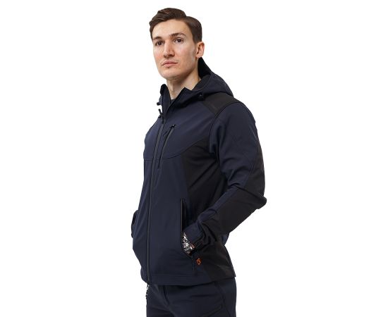 Куртка Soft Shell Predator Navy/Black, Цвет: темно-синий, Размер: 56-58 (XL)