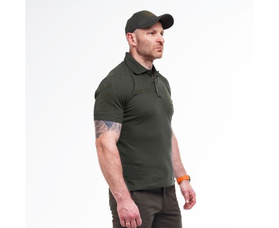 Футболка тактическая Polo Olive, Размер: 44-46 (S), фото 3