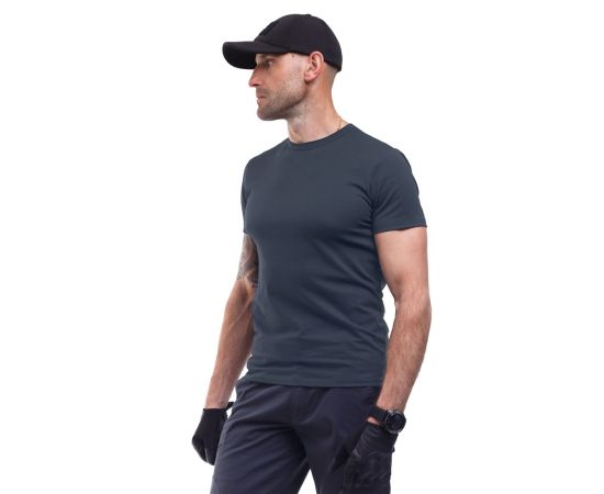 Темно-серая футболка мужская Jersey Grey, Размер: 40-42 (XS), фото 3