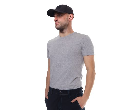 Футболка серая мужская Jersey Light Gray, Размер: 44-46 (S)