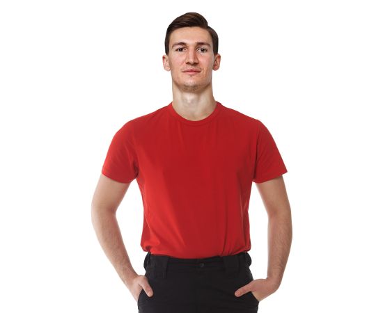Красная футболка мужская Jersey Red, Размер: 44-46 (S), фото 4