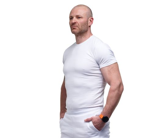 Футболка Белая Мужская Jersey White, Размер: 40-42 (XS)