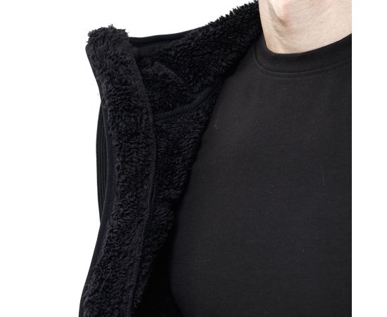 Чоловіча чорна флісова куртка з капюшоном Viking Black, Розмір: 48-50 (M), фото 11