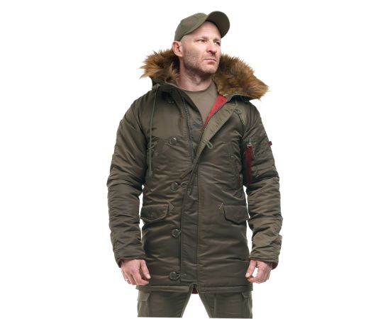Куртка Аляска зимняя Slim Fit N-3B Tundra, Размер: 44-46 (S), фото 5