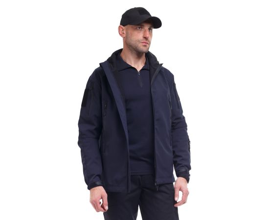 Мужская демисезонная куртка Soft Shell Spartan Navy, Размер: 60-62 (XXL), фото 2