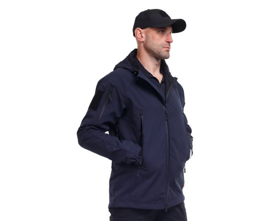 Мужская демисезонная куртка Soft Shell Spartan Navy, Размер: 60-62 (XXL), фото 4