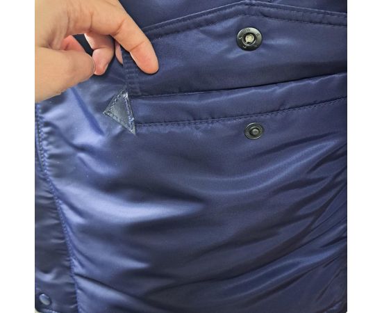 Мужская куртка Аляска синяя Slim Fit N-3B Navy, Размер: 44-46 (S), фото 23