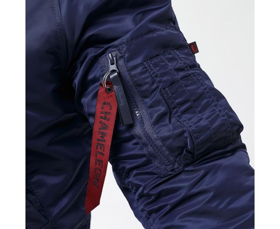 Мужская куртка Аляска синяя Slim Fit N-3B Navy, Размер: 44-46 (S), фото 28