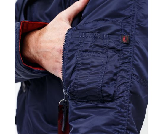 Мужская куртка Аляска синяя Slim Fit N-3B Navy, Размер: 44-46 (S), фото 30