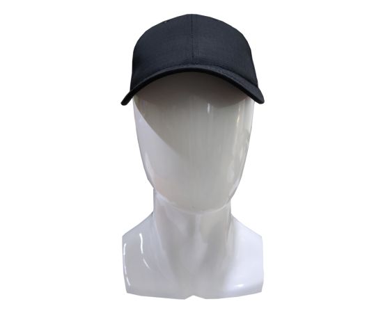 Бейсболка с эластаном Black, Цвет: черный, Размер: L-XL, фото 2