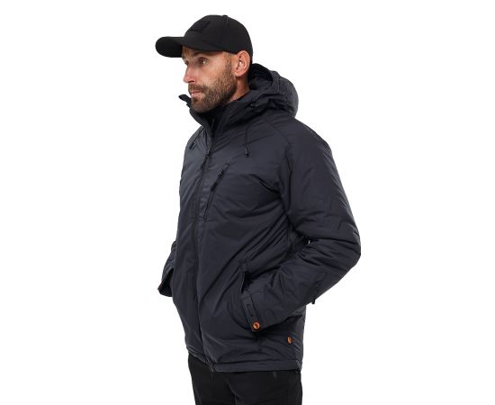 Зимова тактична куртка чоловіча чорна Weisshorn Black, Розмір: 44-46 (S), фото 3