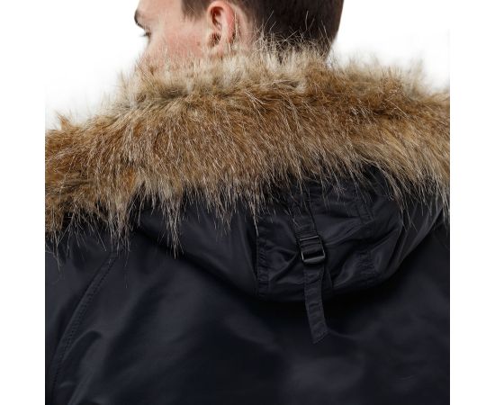 Куртка Аляска чоловіча зимова Slim Fit N-3B Black, Розмір: 60-62 (XXL), фото 15 Куртка Аляска чоловіча зимова Slim Fit N-3B Black, Розмір: 60-62 (XXL), фото 15
