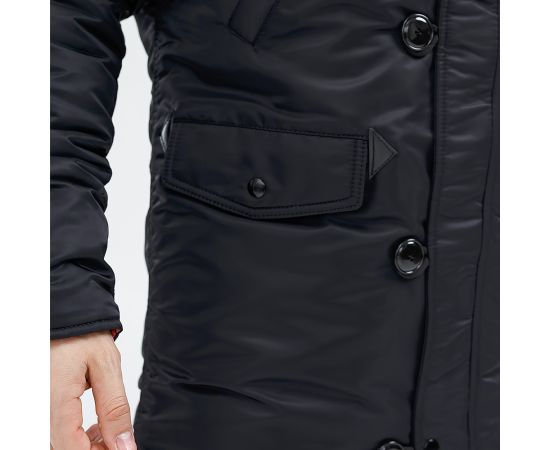 Куртка Аляска чоловіча зимова Slim Fit N-3B Black, Розмір: 44-46 (S), фото 20 Куртка Аляска чоловіча зимова Slim Fit N-3B Black, Розмір: 44-46 (S), фото 20