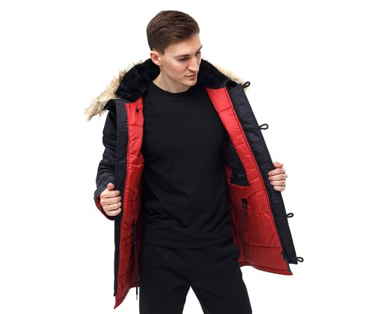 Куртка Аляска чоловіча зимова Slim Fit N-3B Black, Розмір: 44-46 (S), фото 5 Куртка Аляска чоловіча зимова Slim Fit N-3B Black, Розмір: 44-46 (S), фото 5