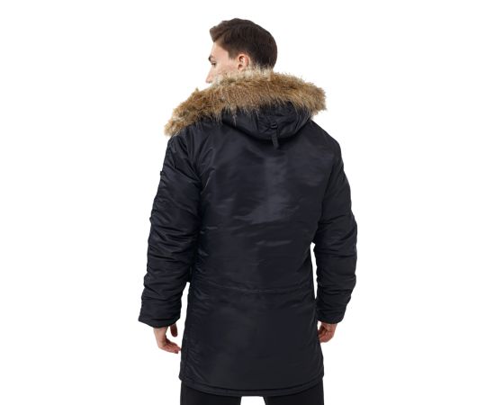 Куртка Аляска чоловіча зимова Slim Fit N-3B Black, Розмір: 60-62 (XXL), фото 9 Куртка Аляска чоловіча зимова Slim Fit N-3B Black, Розмір: 60-62 (XXL), фото 9