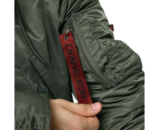 Мужская куртка Аляска Slim Fit N-3B Olive, Размер: 64-66 (XXXL), фото 23