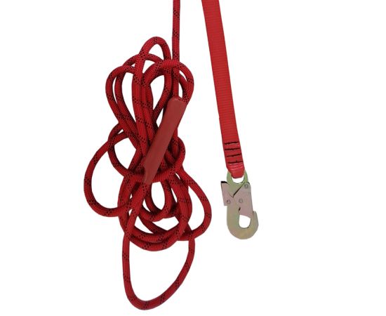 Пристрій зупинення падіння спрямованого типу на гнучкій лінії кріплення тип К(ммп) 6 м, фото 3 Пристрій зупинення падіння спрямованого типу на гнучкій лінії кріплення тип К(ммп) 6 м, фото 3