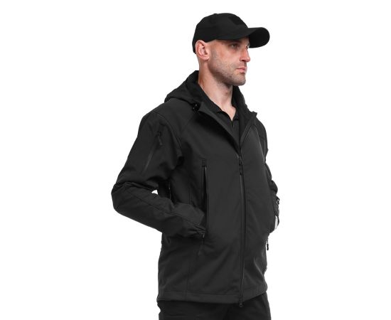 Куртка Soft Shell Spartan Black, Цвет: черный, Размер: 52-54 (L)