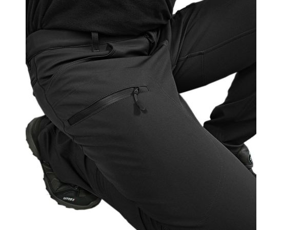Мужские брюки черные Soft Shell Spartan Black, Размер брюк / рост: 56-58/188, фото 12