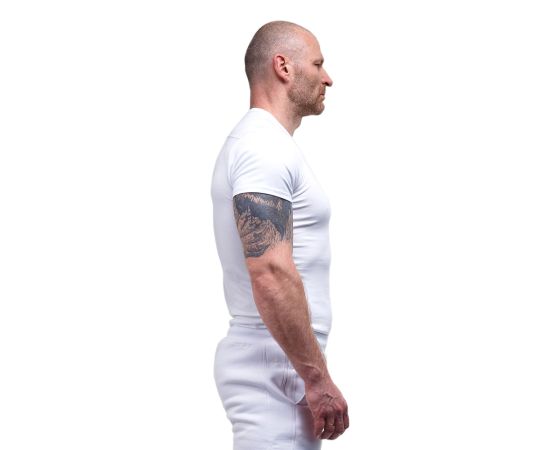 Футболка Белая Мужская Jersey White, Размер: 60-62 (XXL), фото 4