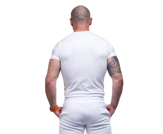 Футболка Белая Мужская Jersey White, Размер: 60-62 (XXL), фото 5