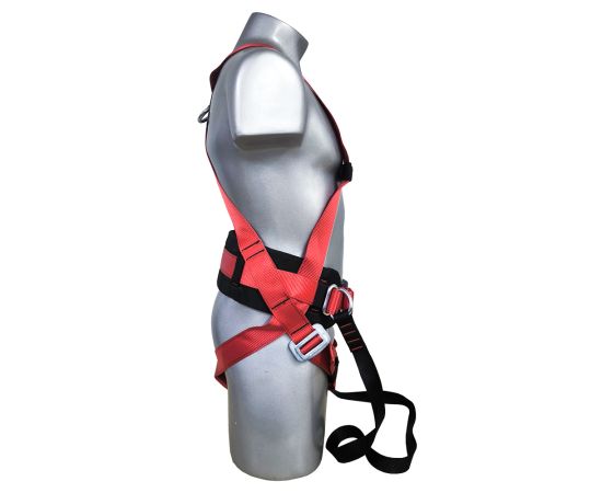 Страховочный пояс монтажника лямочный ПП2-03А со стропом и карабином, Размер: размер 2 -- (750...1300 мм), фото 3