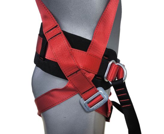 Страховочный пояс монтажника лямочный ПП2-03А со стропом и карабином, Размер: размер 2 -- (750...1300 мм), фото 8