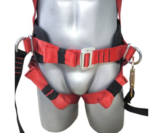 Страховочный пояс монтажника лямочный ПП2-03А со стропом и карабином, Размер: размер 2 -- (750...1300 мм), фото 10