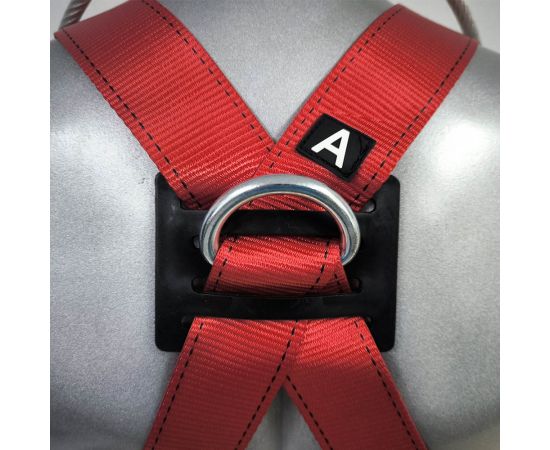 Пояс предохранительный лямочный ПП2-03Б (со стропом металлический канат кольцо-малый карабин), Размер: размер 2 -- (750...1300 мм), фото 8