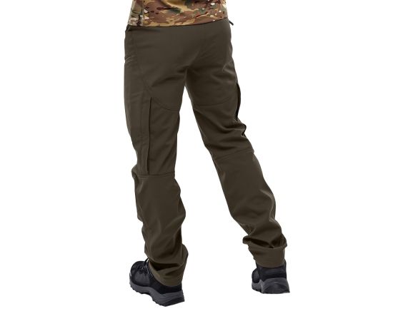 Мужские тактические штаны софтшелл олива Spartan Olive, Размер брюк / рост: 60-62/182, фото 4