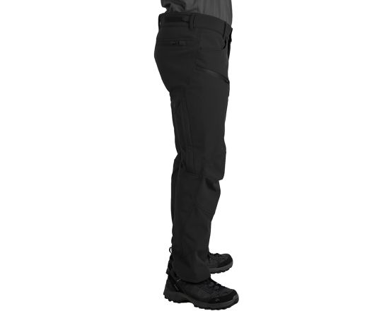 Мужские брюки черные Soft Shell Spartan Black, Размер брюк / рост: 56-58/188, фото 4