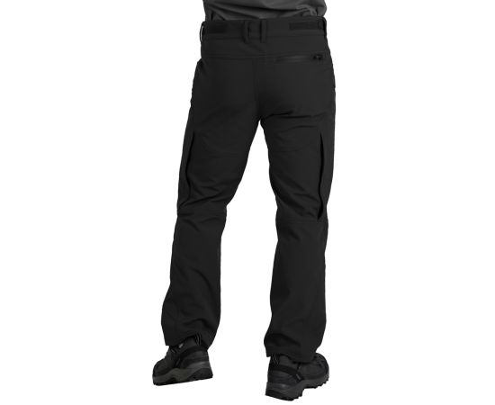 Мужские брюки черные Soft Shell Spartan Black, Размер брюк / рост: 56-58/188, фото 7