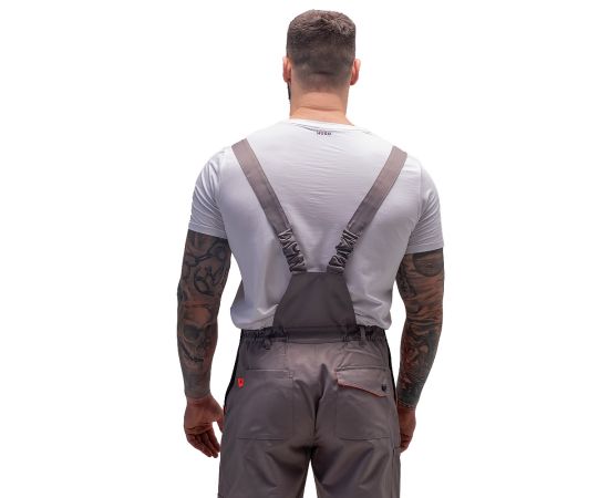 Серый полукомбинезон рабочий летний Standart Grey, Размер: 44-46 / 170-176, фото 3