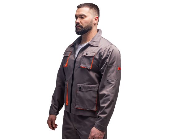 Куртка робоча Standart Grey, Розмір: 44-46 / 170-176, фото 2