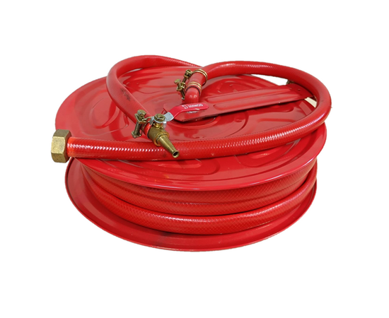 Кран-комплект пожежний з напівжорстким рукавом д. 25мм/20м, 1.2МПа згідно EN671-1(ДСТУ 4401-1), фото 2