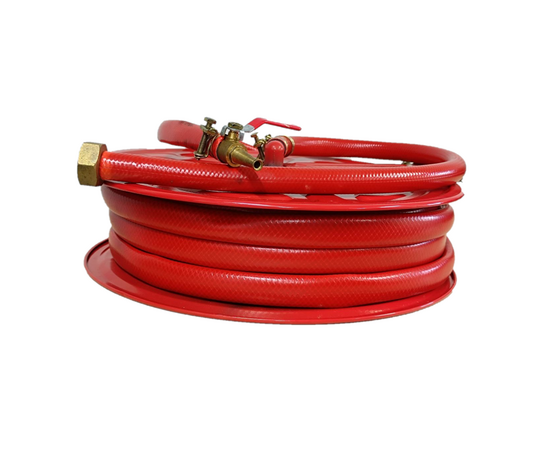 Кран-комплект пожежний з напівжорстким рукавом д. 25мм/20м, 1.2МПа згідно EN671-1(ДСТУ 4401-1), фото 3