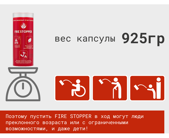 Вогнегасник для закидання Fire Stopper, фото 12